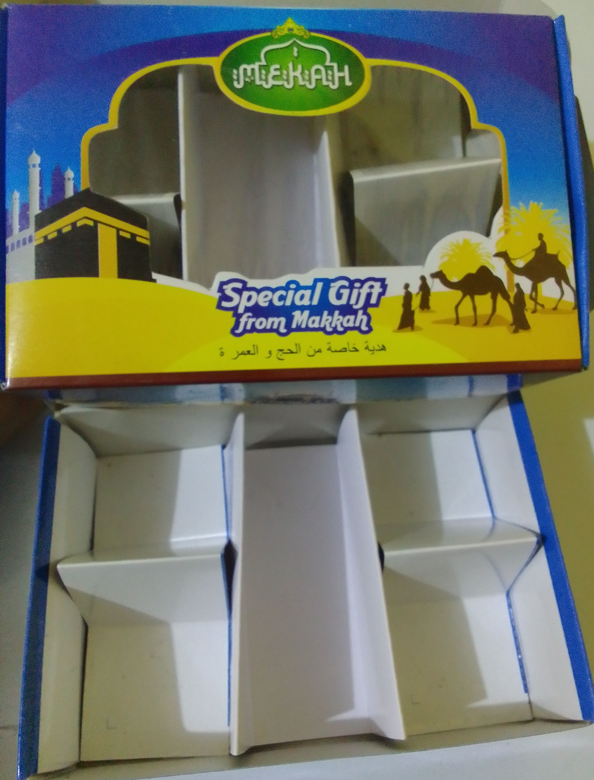 Kertas/box untuk oleh-oleh umroh/haji 